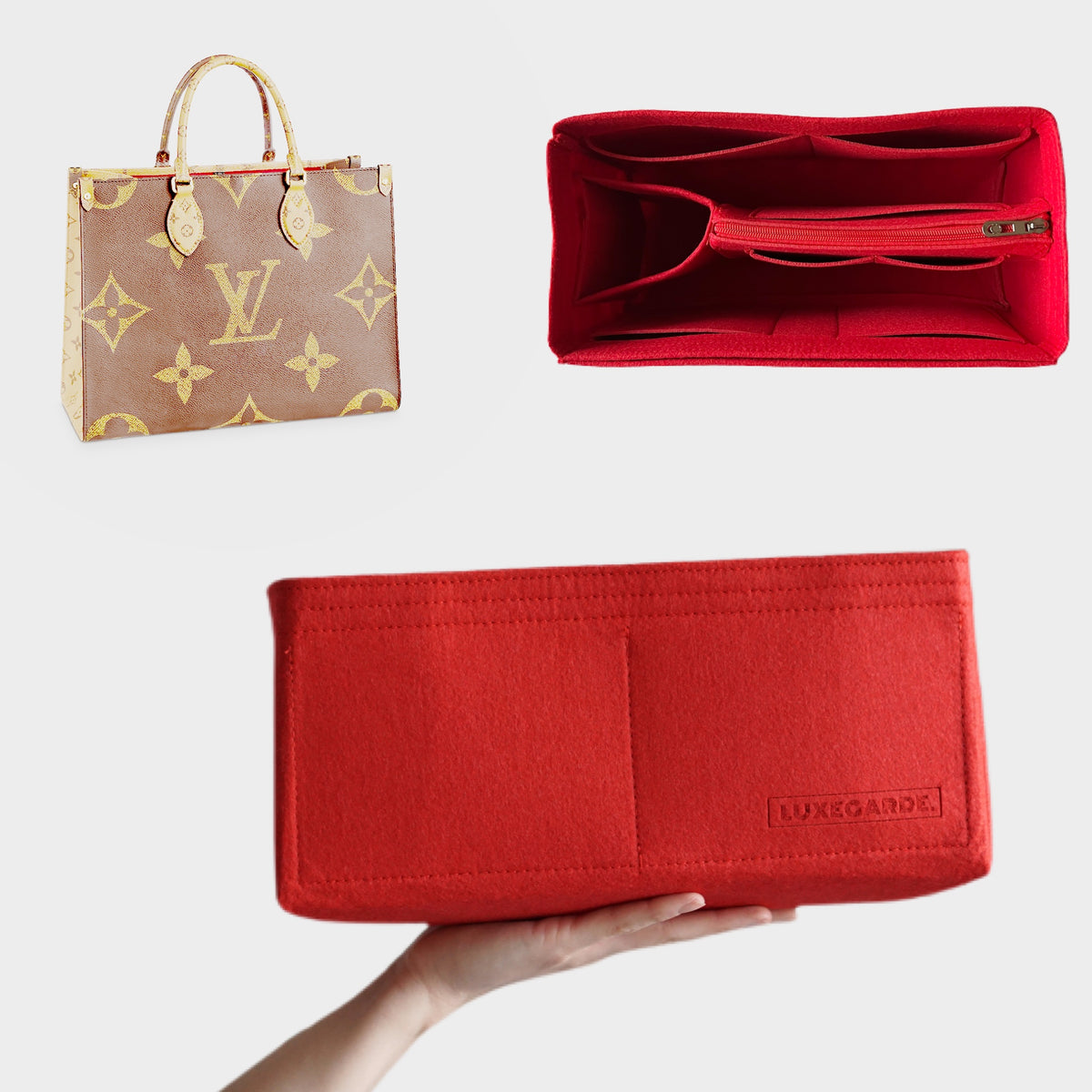 Bag Organizer for Louis Vuitton Pochette Metis (Set of 2) [Set A