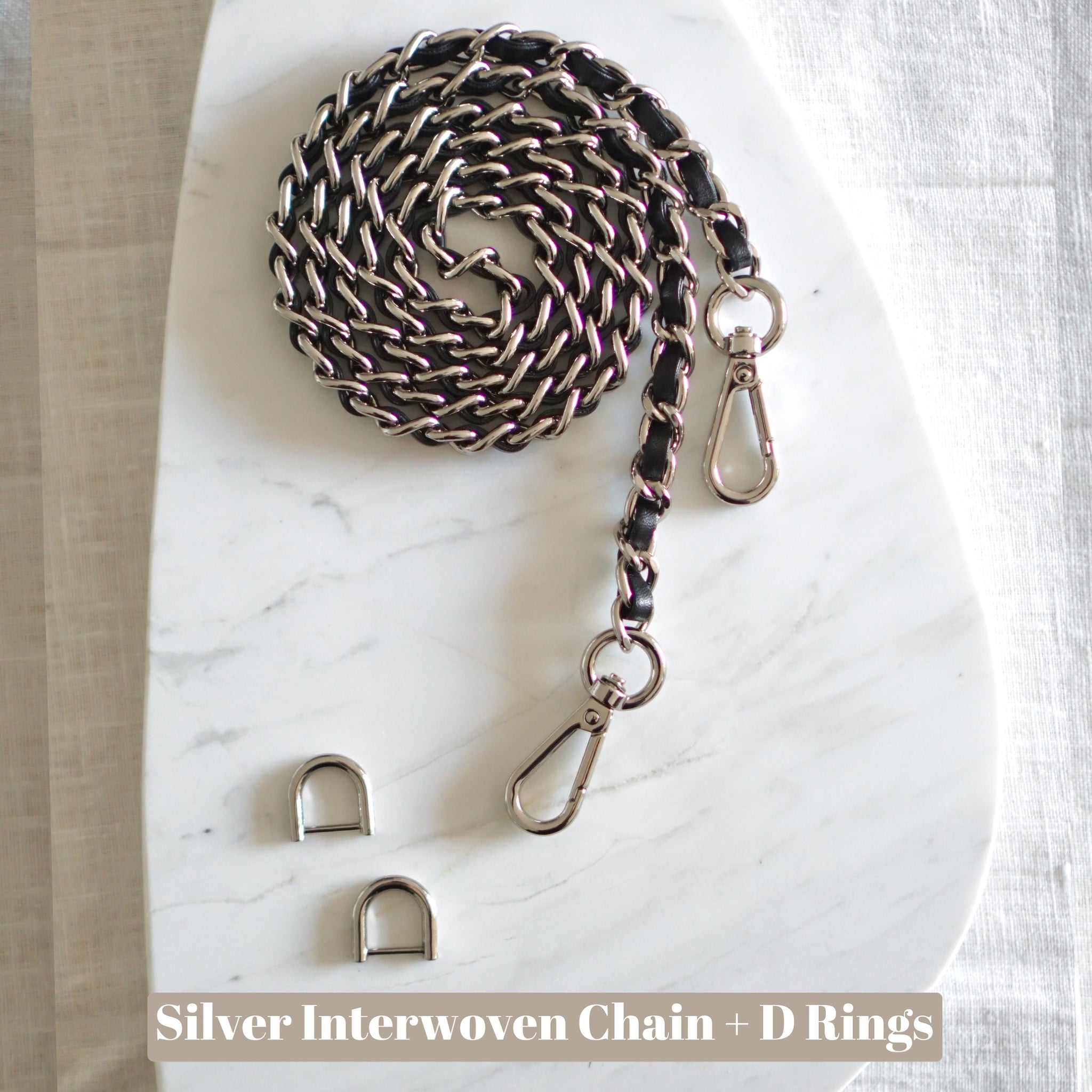 Crossbody Chain & D-Ring to DIY LV Nice Nano Vanity Bag
