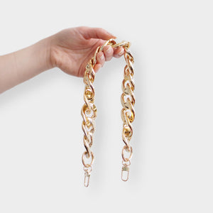 Louis Vuitton Chain Links Necklace Gold Metal