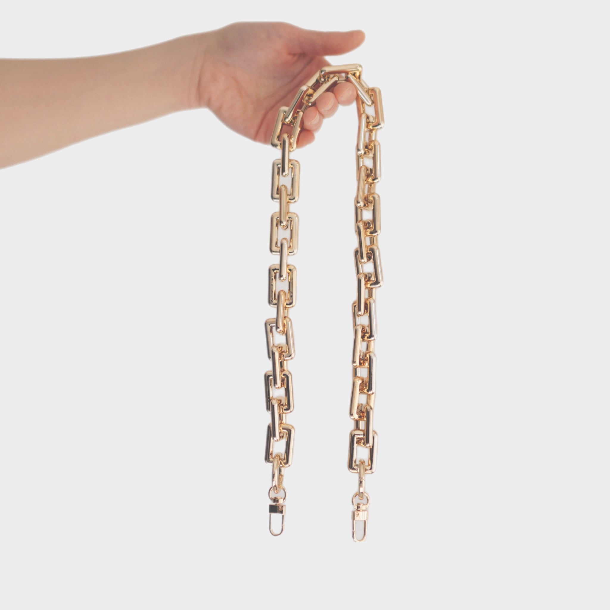 Crossbody Bag Strap - 24k Gold-Plated Chain Crossbody Shoulder Bag Strap –  Luxegarde