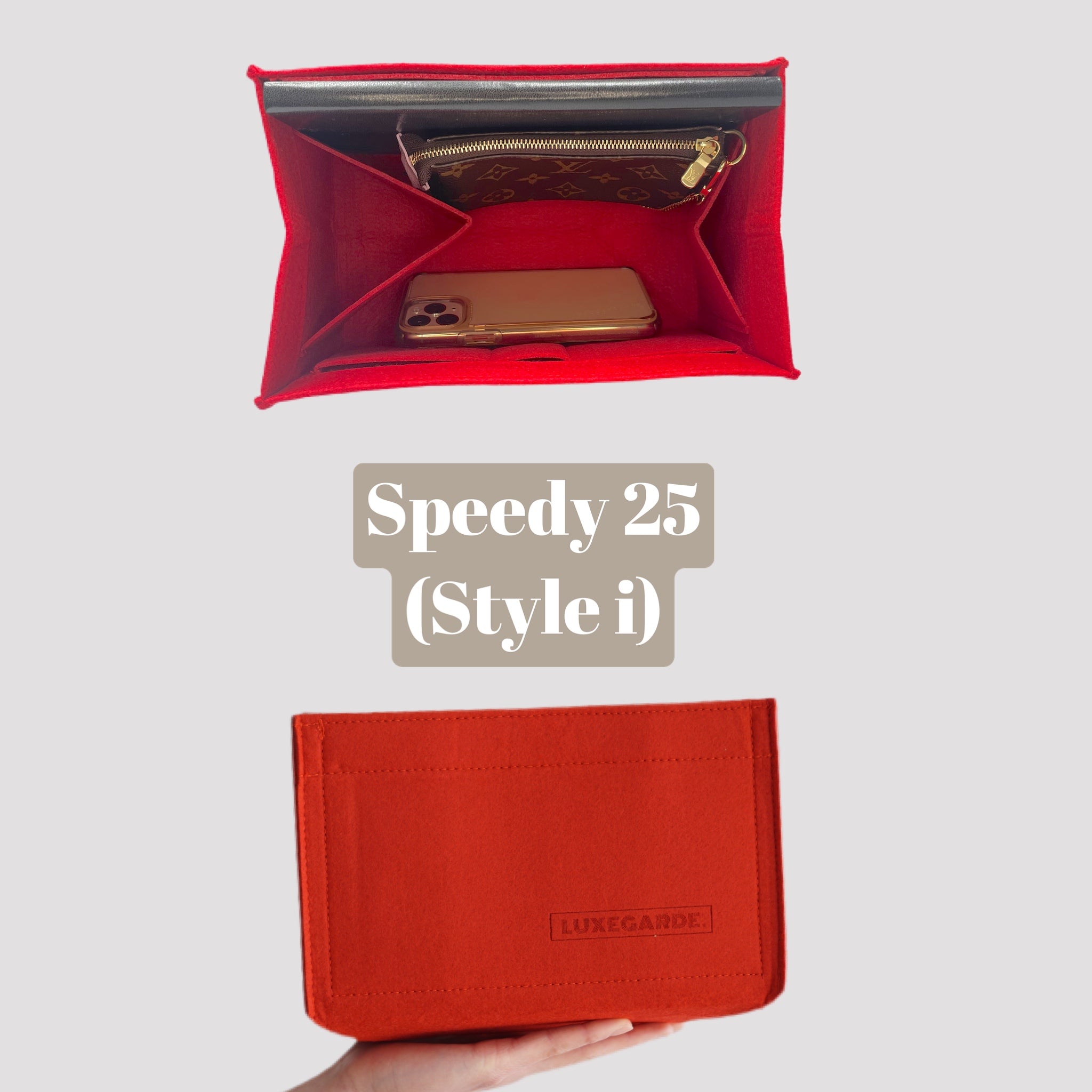 Purse Organizer Insert for Louis Vuitton Speedy 25