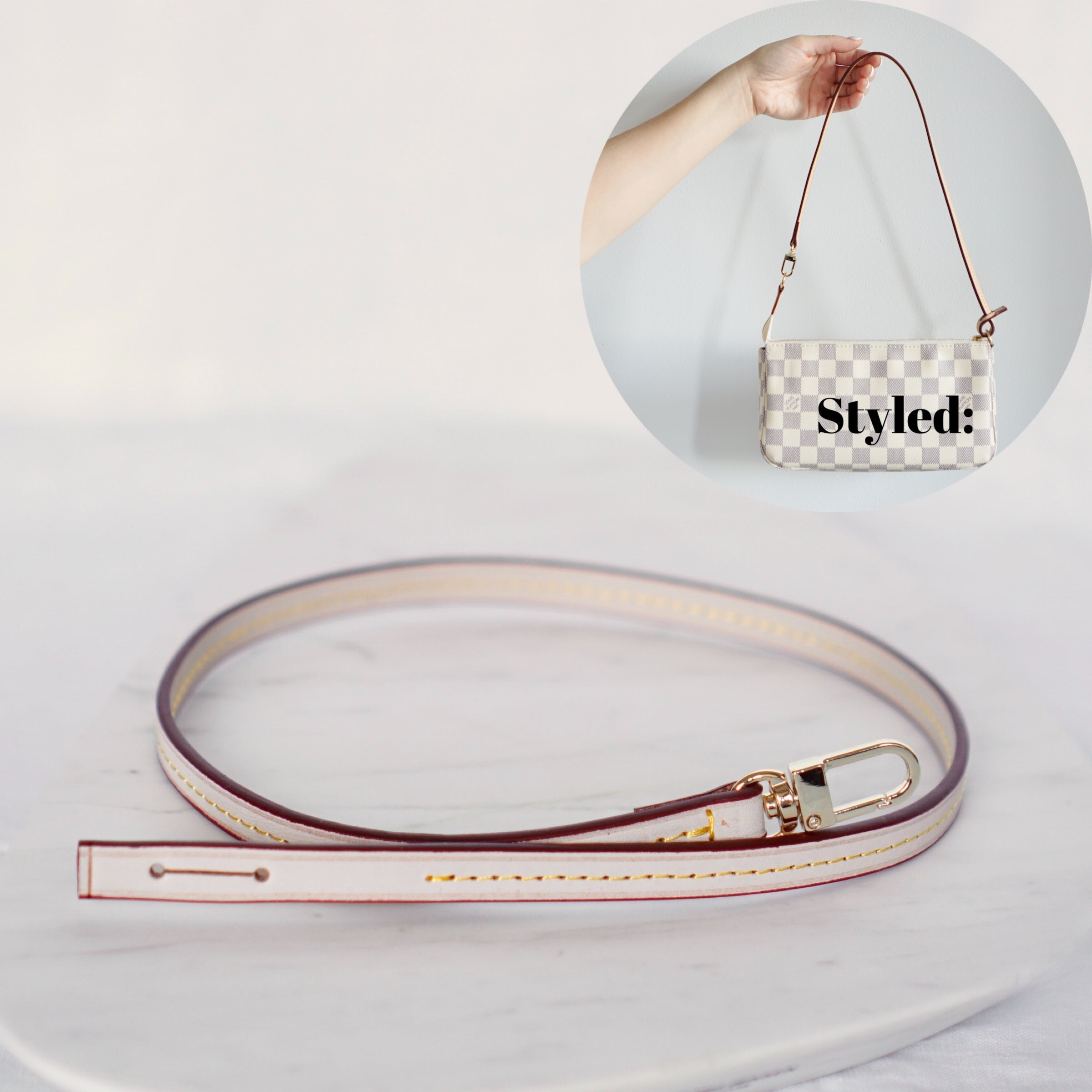 Affordable strap for your LV mini pochette #louisvuitton #lvbag