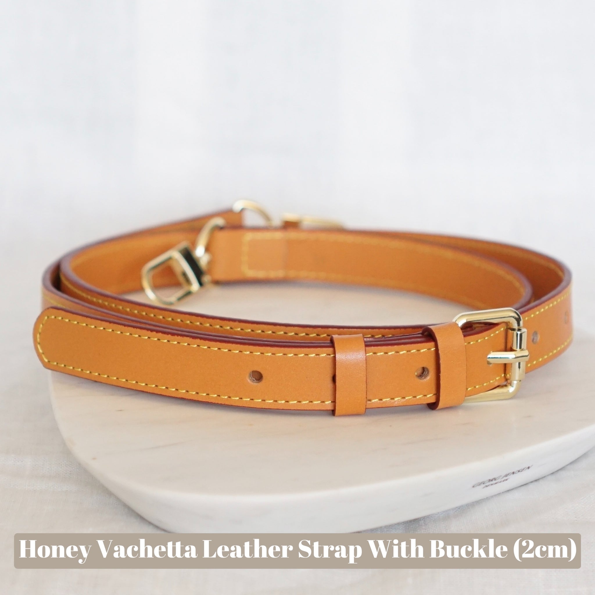 Vachetta Leather Adjustable Bag Strap