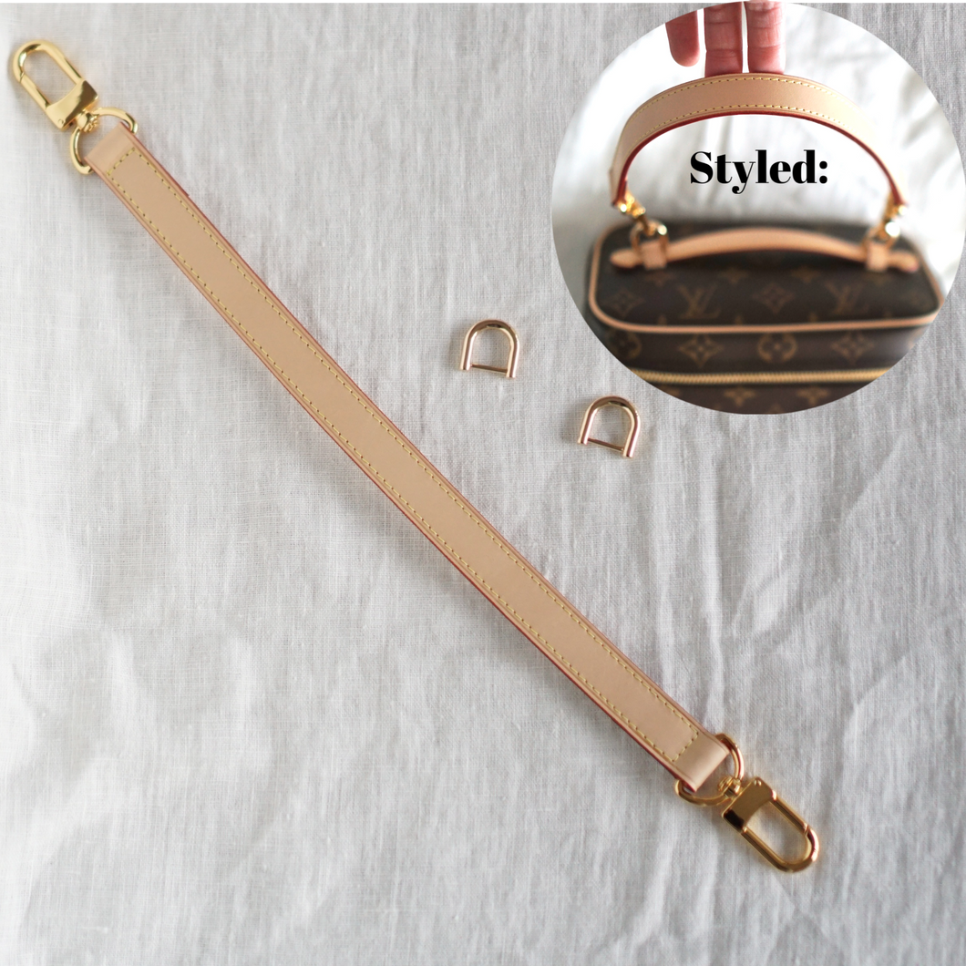 Top Handle Conversion Kit with D Rings and Leather Top Handle Strap