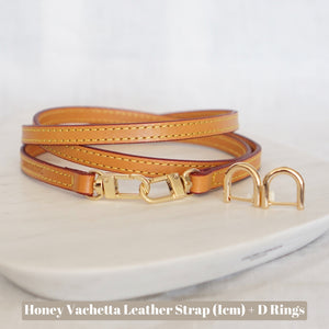 Vachetta Leather Crossbody Strap